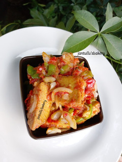 A picture of Peppered soya beans cheese.