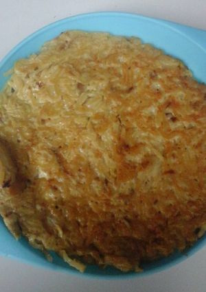 Foto resep Omelet mie simple