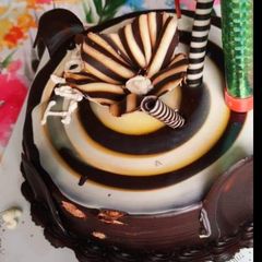 Zebra Chocolate Cake A picture of Zebra Chocolate Cake.