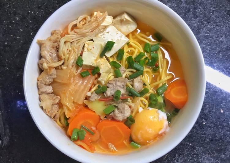 Recipe: Appetizing Mì trứng kim chi 🍜