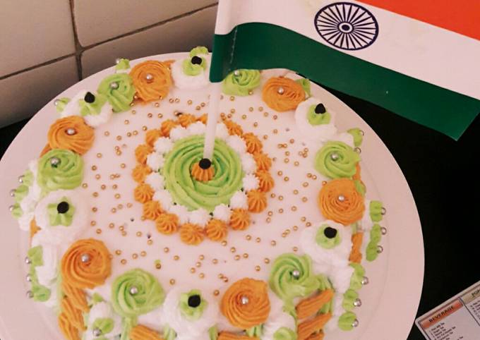 Tri-coloured Tiranga Cake Independencerepublic Day Celebration Stock Photo  1445243864 | Shutterstock
