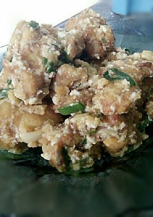 Foto resep Ayam Tepung Saus Telur Asin