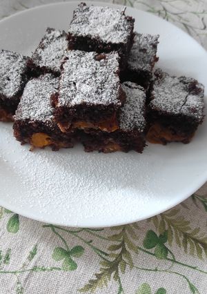 Barackos diós süti recept fotója