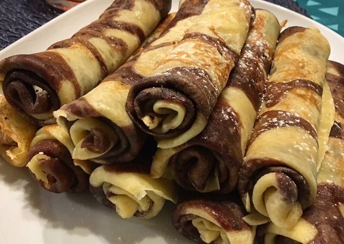 Crêpes marbrées 🍫