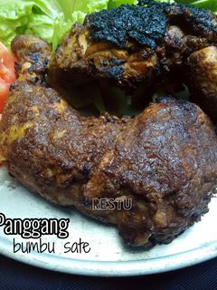 Foto resep Ayam Panggang Bumbu Sate