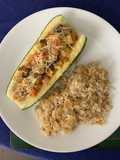 Zapallito italiano relleno