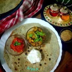 A picture of Bajara roti.