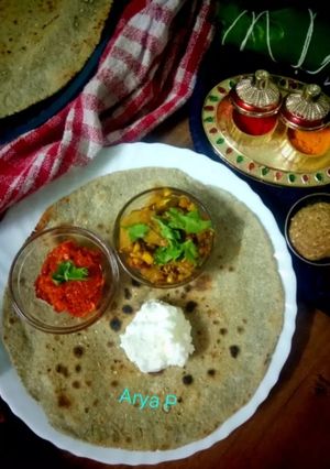 A picture of Bajara roti.