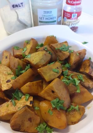 Foto resep Sweet potato honey souce