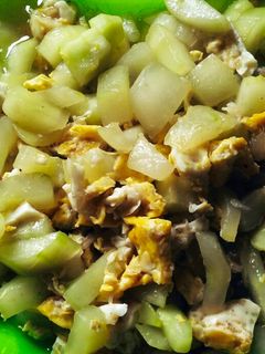 Foto resep Tumis timun telur goreng
