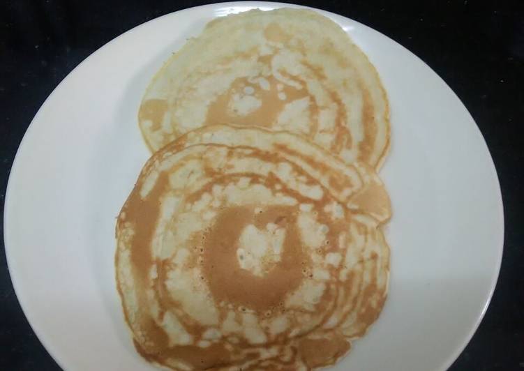 Steps to Prepare Speedy Fluffy pancakes