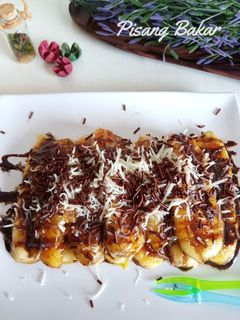 Foto resep Pisang Bakar Coklat Keju