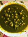 Chole palak gravy