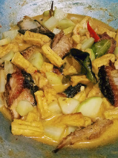Foto resep Cakalan tahu + labu siam kuah santan