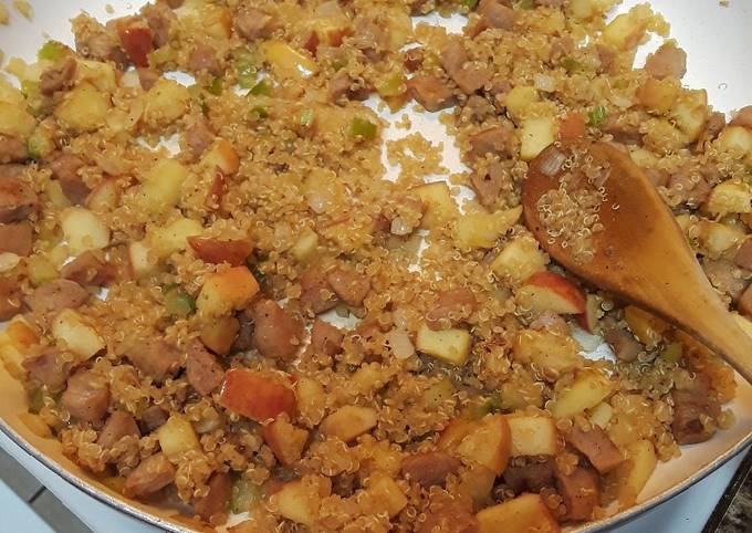 Recipe: Tasty Apple Sausage Quinoa