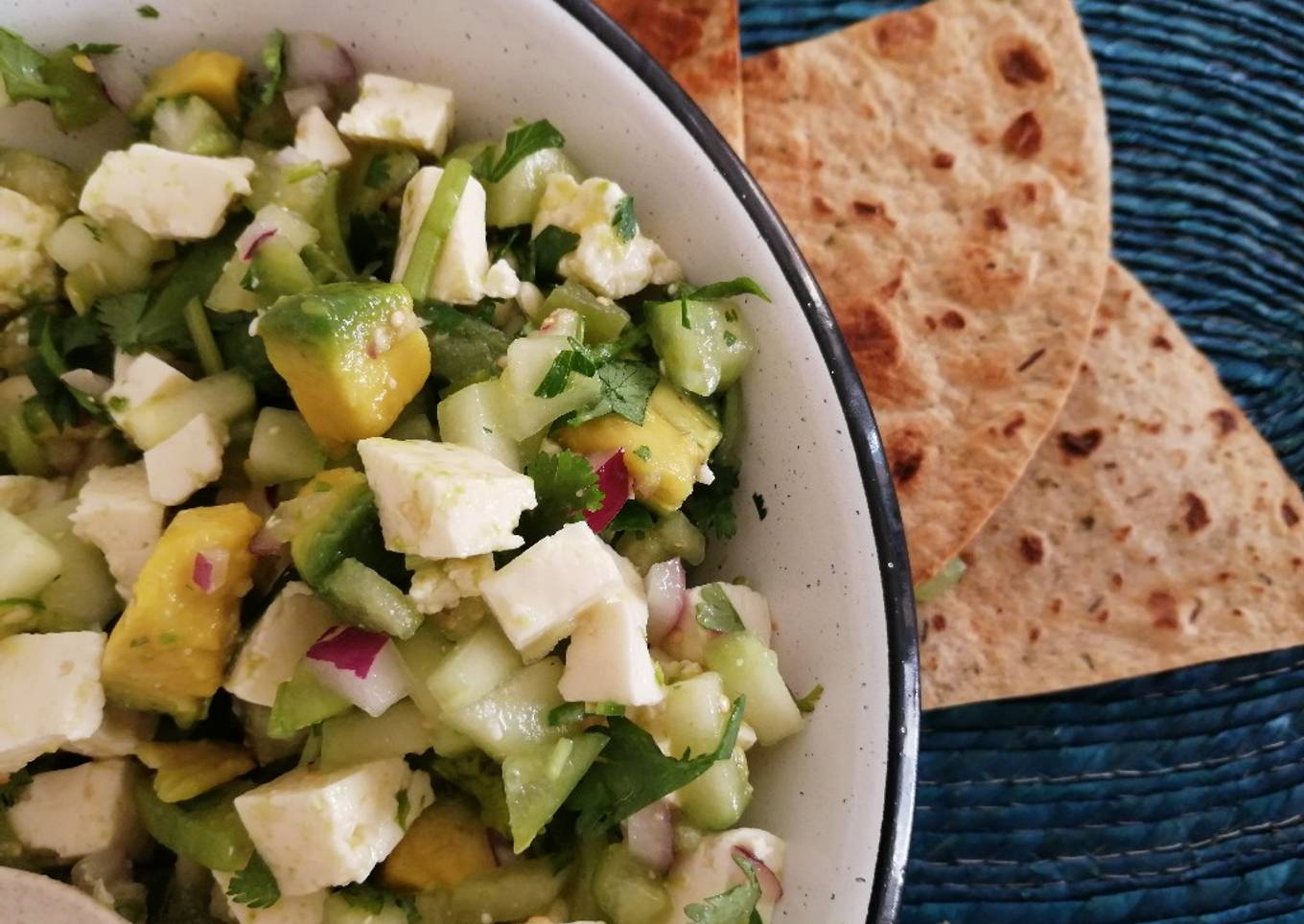 Ceviche de queso panela