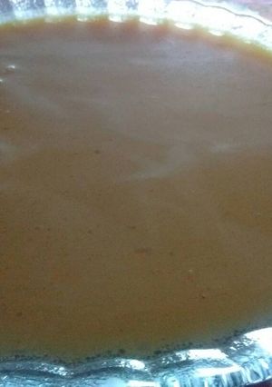 Una foto de Sopa de zapallo y cebollas