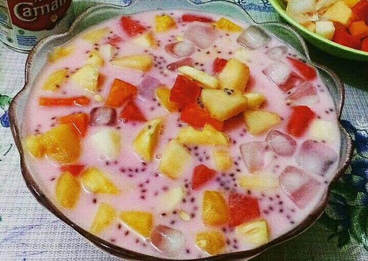 Resep Sop Buah Tanpa Sirup, Enak Banget