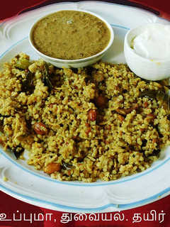 வரகு அரிசி உப்புமா (Varagu arisi upma recipe in tamil) செய்முறை முக்கிய புகைப்படம்