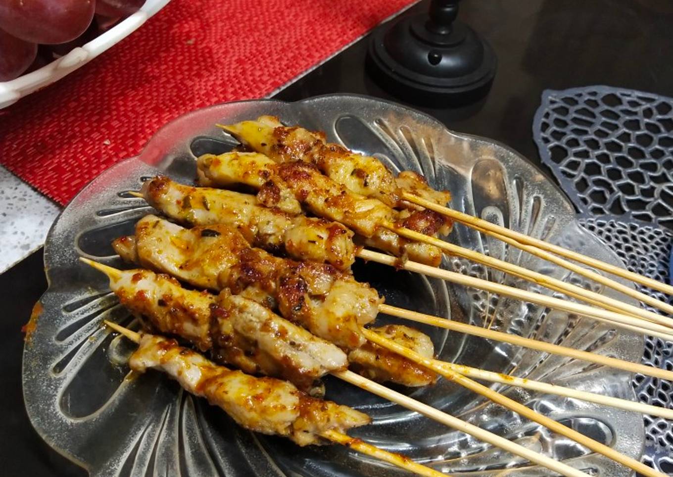 Sate ayam oregano
