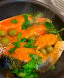 Salmón al cúrcuma