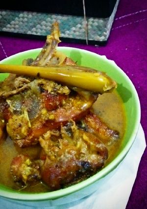Foto resep Ayam santan kunyit