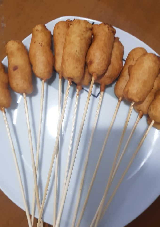Una foto de Corn dogs