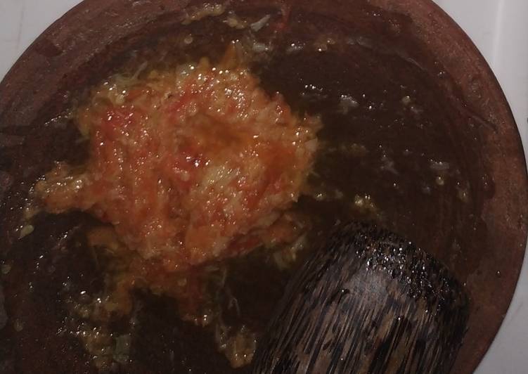Sambal bawang ala geprek express