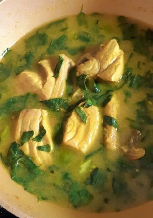Foto resep Tuna Bumbu Kuning Daun Kemangi
