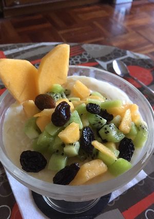 Una foto de Arroz con leche egipcio