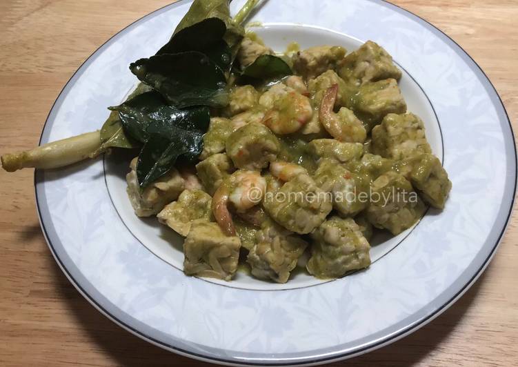 Orek tempe udang sambel ijo #homemadebylita