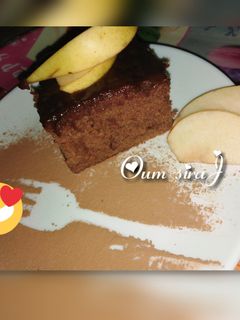 صورة لوصفة كيكه الشوكولاته بكرام ديسار صنع منزلي طعم رائع 😍
