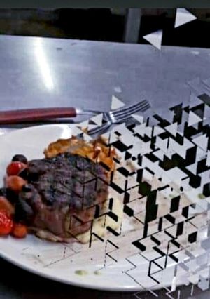 Una foto de Filete de res con aligot🥔🧀🇫🇷
