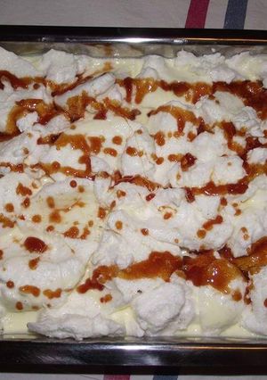 O poză a rețetei Lapte de pasăre cu zahăr ars (gluten free).