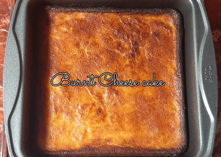 Recipe: Tasty Burnt Cheese Cake 🍰
