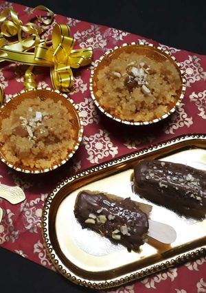 A picture of Lapsi choco kulfi.