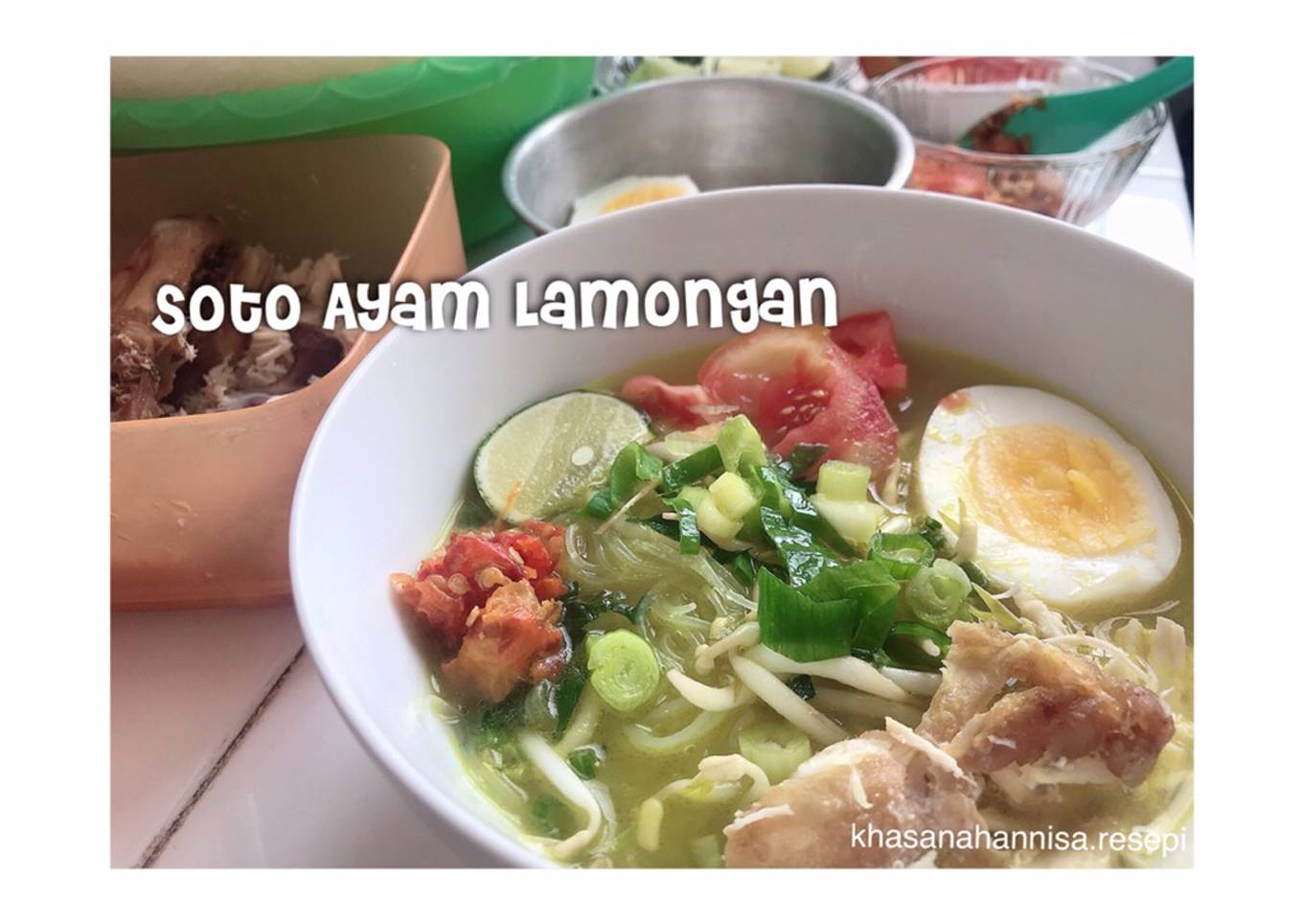 Soto ayam lamongan homemade