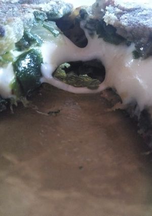 Una foto de Buñuelo de acelga relleno!