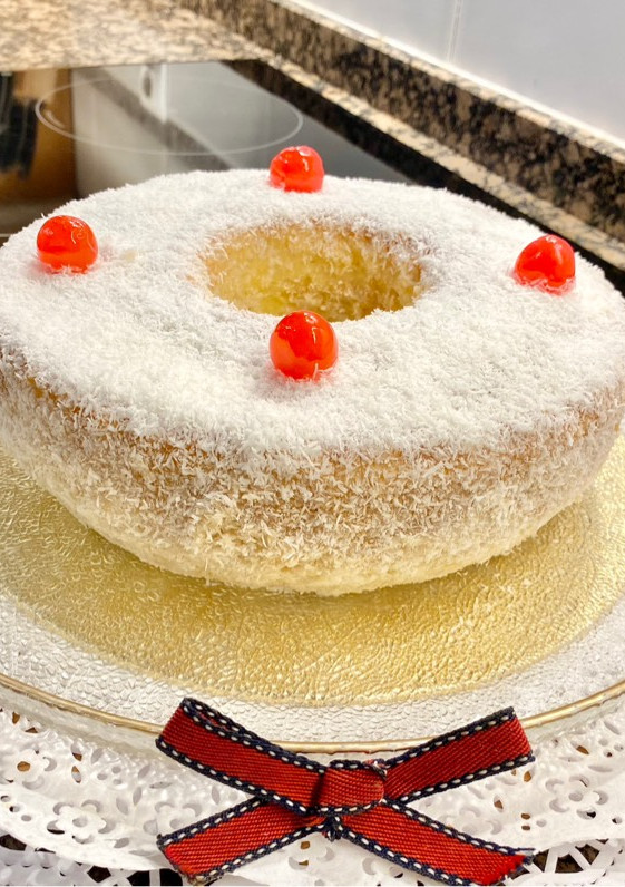 Una foto de Pastel húmedo de coco