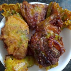 A picture of Ridgegourd fry(dorkar/turoi/jhinge).