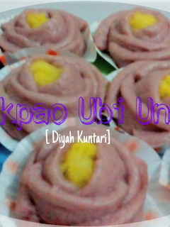 Foto resep Bakpao Ubi Ungu Super Lembut + step bikin rose nya