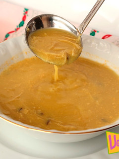 Una foto de Sopa marina vegana