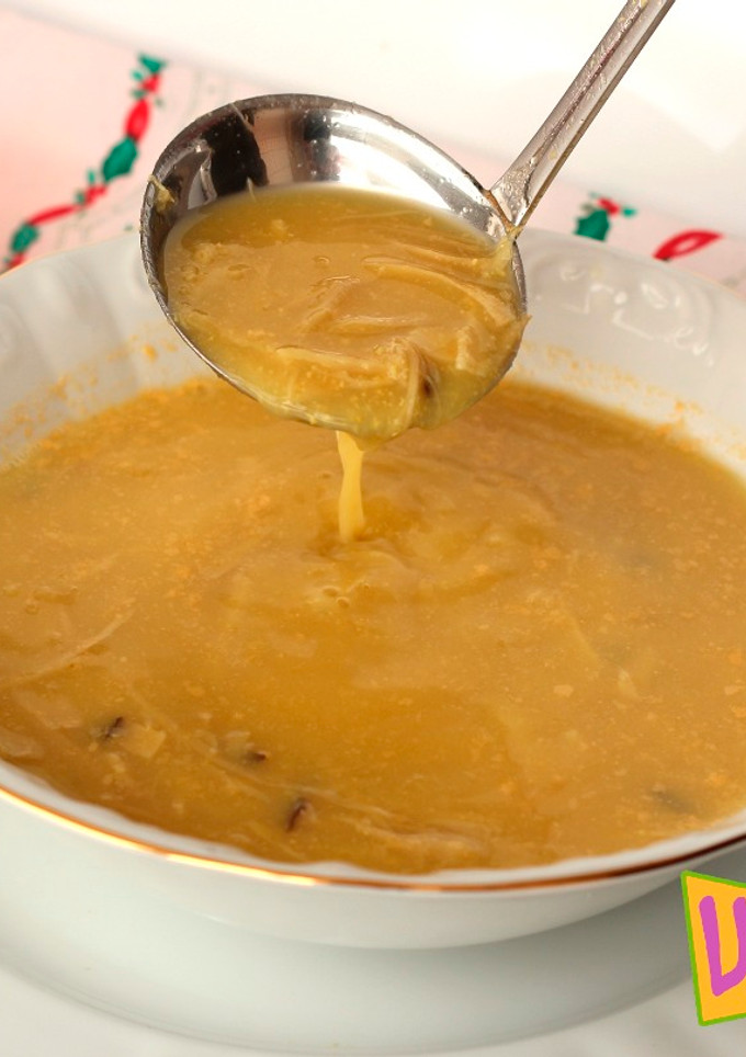 Una foto de Sopa marina vegana