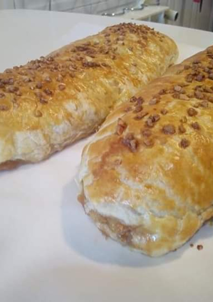 Una foto de Strudel de manzana