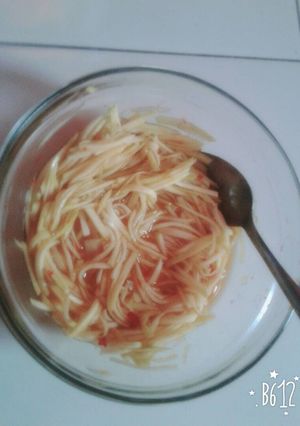 Foto resep Rujak serut mangga muda