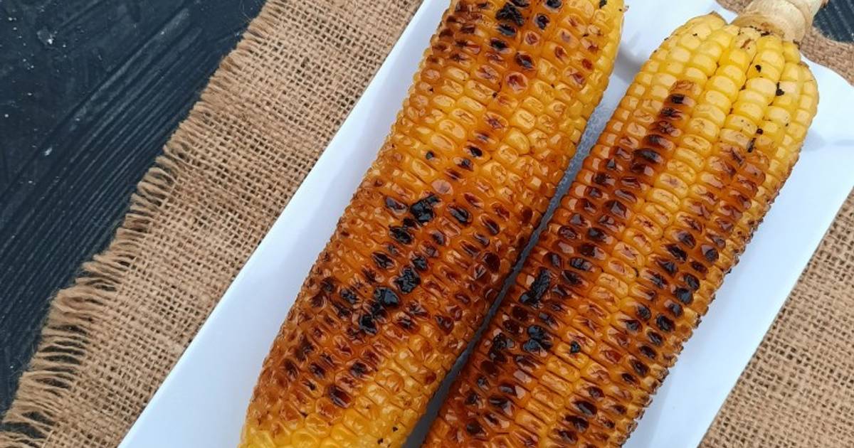 Resep Jagung Bakar Rumahan Pakai Grill Oleh Safs Oemar Ana Cookpad