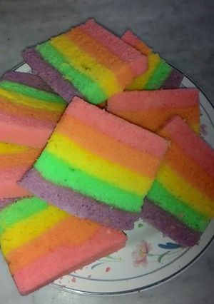 Foto resep Rainbow cake