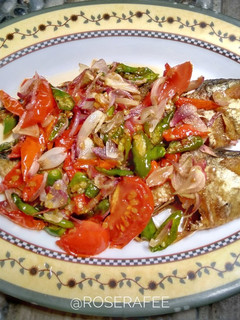Foto resep 🐟 Ikan asin peda tumis cabai bawang