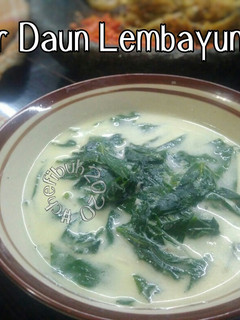 Foto resep Bobor Daun Lembayung