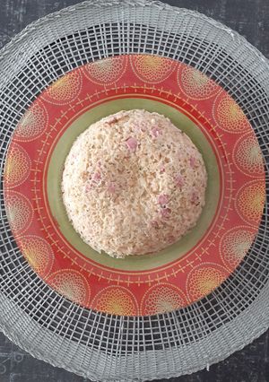 Une photo de Bowlcake salé au Jambon et à L'Emmental / Healthy